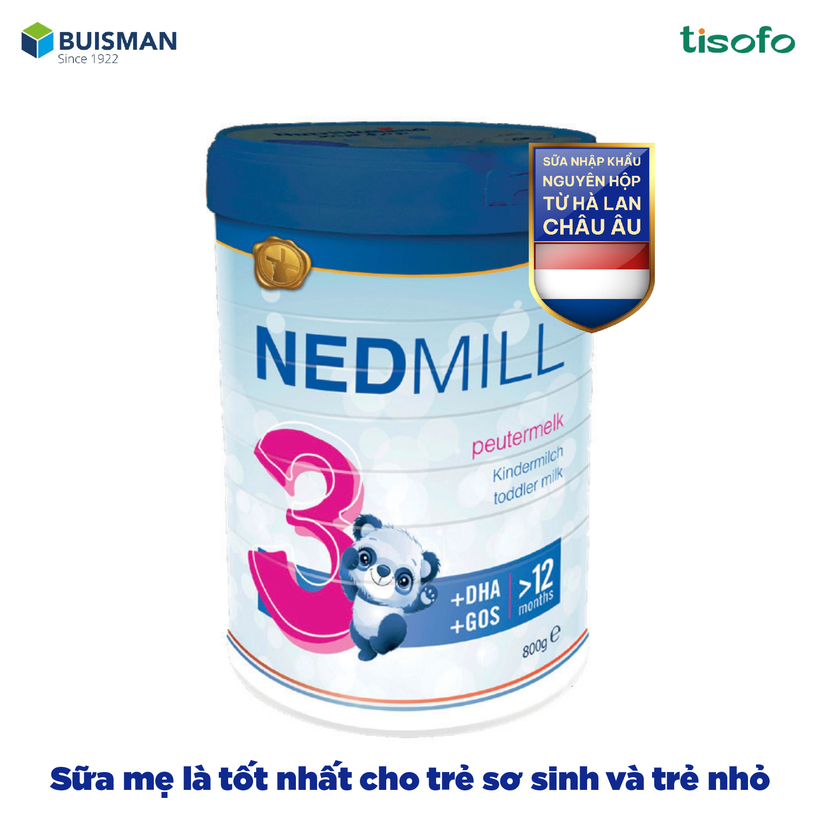 Sữa công thức Nedmill Stage 3 – Bổ sung dinh dưỡng cho Trẻ trên 12 tháng tuổi